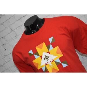 Lifted Research Group LRG T-Shirt Mens Size XL Red Cotton Short Sleeve